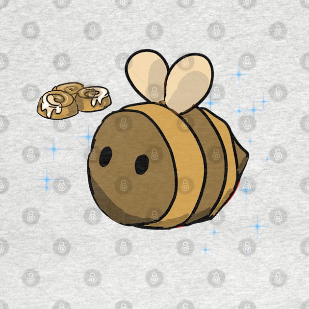 Cinnamon Bun Bee by allthebeanz